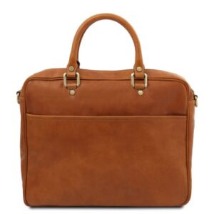 Pisa  Leather Laptop Briefcase With Front Pocket TL142427 - Image 5