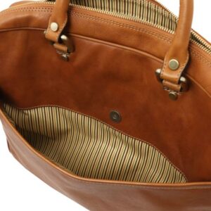 Pisa  Leather Laptop Briefcase With Front Pocket TL142427 - Image 7