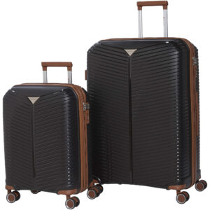 St. Lucia Collection Expandable Polypropylene Spinner Luggage 2pc Set (20"+28") - Image 1