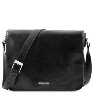 Messenger double Crossbody Leather bag TL90475 - Image 4