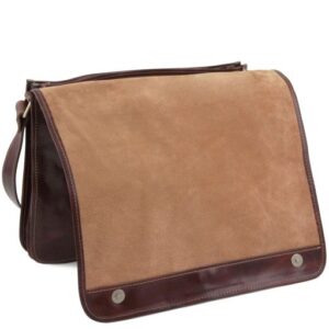 Messenger double Crossbody Leather bag TL90475 - Image 8