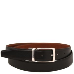 Elegant Double-sided Leather Belt 35mm in Smooth Leather TL142541 - Image 5