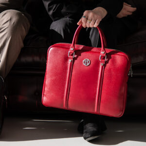 Prato  Exclusive Saffiano Leather Laptop Case TL142453 - Image 11