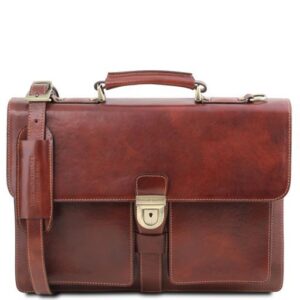 Assisi  Leather Briefcase 3 Compartments TL141825 - Image 3