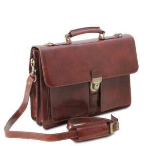 Assisi  Leather Briefcase 3 Compartments TL141825 - Image 5