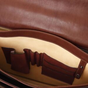 Cremona Leather Briefcase 3 Compartments TL142448 - Image 8