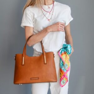 SPRING-SUMMER Olimpia TL142561 Leather Tote - Image 4