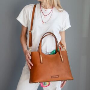 SPRING-SUMMER Olimpia TL142561 Leather Tote - Image 5
