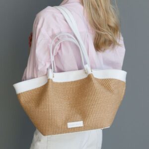 Soleil  Raffia Shopping bag TL142567 - Image 4