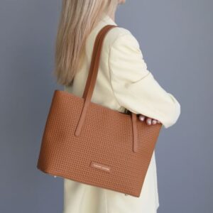 SPRING-SUMMER Dedalo TL142578 Woven Printed Leather Shopping bag - Image 3
