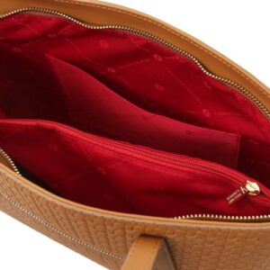 SPRING-SUMMER Dedalo TL142578 Woven Printed Leather Shopping bag - Image 8