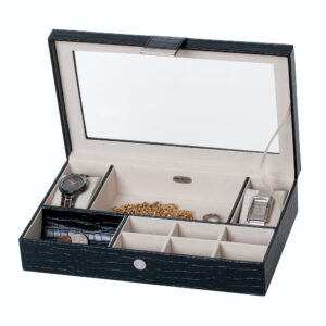 Men's Croco Faux Leather Jewel Box 680-F13 - Image 1