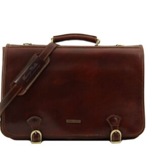 Tuscany Leather ANCONA Leather messenger bag - Large size TL10025 - Image 2