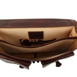 Tuscany Leather ANCONA Leather messenger bag - Large size TL10025 - Image 3