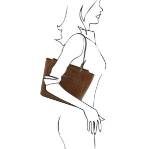 TUSCANY LEATHER NEOCLASSIC LEATHER TOTE WITH TWO HANDLES TL141231 - Image 6