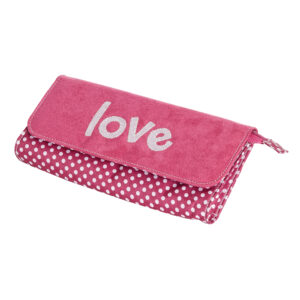 Travel Jewelry clutch in Hot Pink 1356
