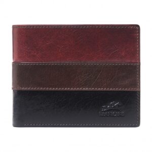 Mancini Men’s Left Wing Wallet  Tri-color-1409-154 - Image 1
