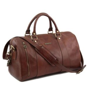 Tuscany Leather TL Voyager Travel leather duffle bag TL141216 - Small size - Image 2