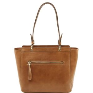TUSCANY LEATHER NEOCLASSIC LEATHER TOTE WITH TWO HANDLES TL141231 - Image 2