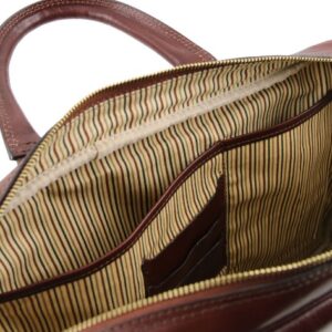 Tuscany Leather URBINO Leather laptop briefcase with front pocket TL141241 - Image 2