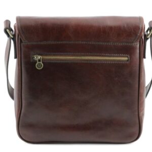 TL MESSENGER Two Compartments Leather Shoulder bagTL141255 - Image 5