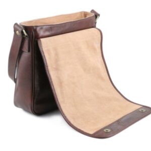 TL MESSENGER Two Compartments Leather Shoulder bagTL141255 - Image 6