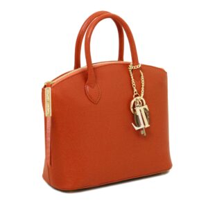 TUSCANY LEATHER SAFFIANO SMALL TOTE -TL141265 - Image 2