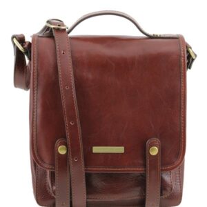 TUSCANY LEATHER SHOULDER BAG W/FRONT STRAPS  TL141304 - Image 1