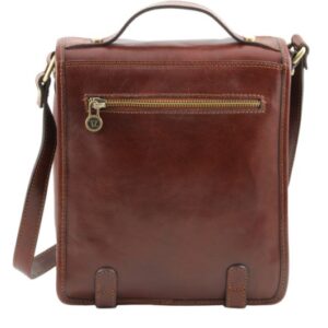 TUSCANY LEATHER SHOULDER BAG W/FRONT STRAPS  TL141304 - Image 3