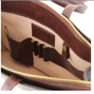 Tuscany Leather PALERMO  Leather briefcase 3 compartments for woman TL141343 - Image 6