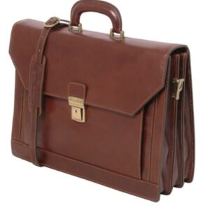 Tuscany Leather ROMA 3 COMPT. BRIEFCASE TL141349 - Image 3