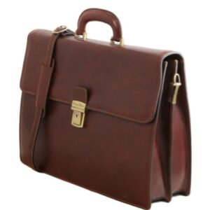 Tuscany Leather PARMA Leather briefcase 2 compartments TL141350 - Image 4