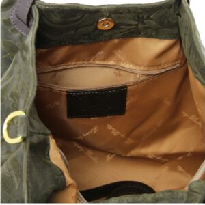 TUSCANY LEATHER - SUEDE FLOWER DESIGN SHOPPING- TL141361 - Image 3