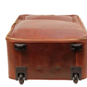 Tuscany Leather TL VOYAGER  2 Wheels vertical Leather trolley TL141389 - Image 6