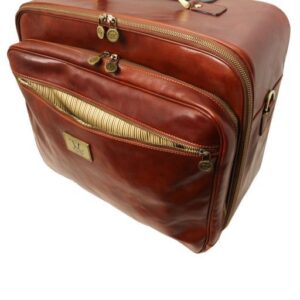 Tuscany Leather VARSAVIA Two Wheels Leather pilot case TL141454 - Image 4