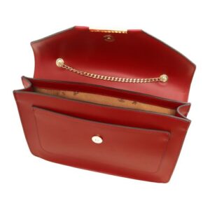 Tuscany Leather IRIDE Leather clutch with chain strap TL141567 - Image 5