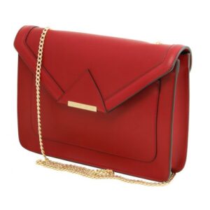 Tuscany Leather IRIDE Leather clutch with chain strap TL141567 - Image 2