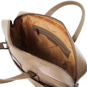 Tuscany Leather URBINO Saffiano leather laptop briefcase with front pocket - TL141627 - Image 4
