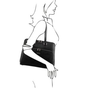 Tuscany Leather LUCCA TL SMART business bag in soft leather for women TL141630 - Image 5