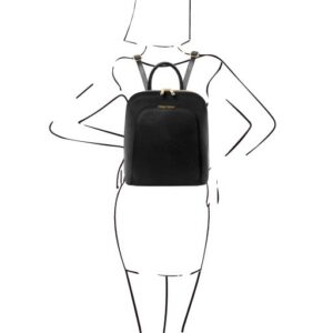 Tuscany Leather TL BAG  Saffiano leather backpack for women TL141631 - Image 4