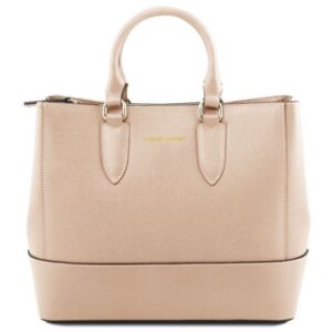 Tuscany Leather TL BAG Saffiano leather handbag TL141638 - Image 1