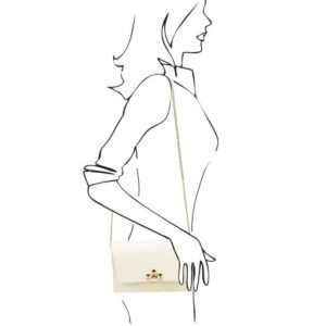 Tuscany Leather TL BAG Leather clutch with chain strap TL141653 - Image 2