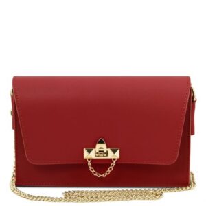 Tuscany Leather TL BAG Leather clutch with chain strap TL141653 - Image 1
