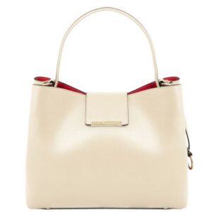 Tuscany Leather CLIO Saffiano leather secchiello bag TL141690 - Image 2