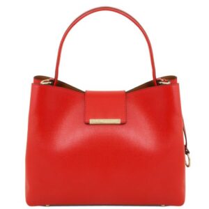 Tuscany Leather CLIO Saffiano leather secchiello bag TL141690 - Image 3