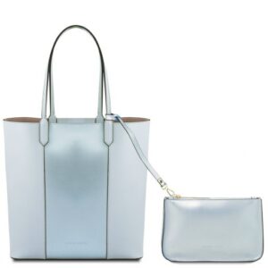 Tuscany Leather DAFNE Shopping bag in smooth and metallic leather TL141702 - Image 1