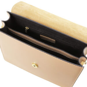 Tuscany Leather IRENE Leather handbag with chain strap TL141745 - Image 2