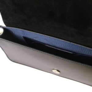 Tuscany Leather Demetra Leather clutch with chain strap  TL141814 - Image 6