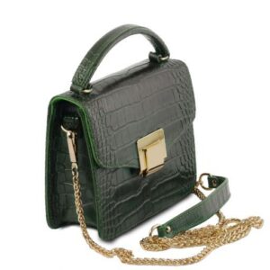 Tuscany Leather TL Bag Croc print mini bag TL141890 - Image 4