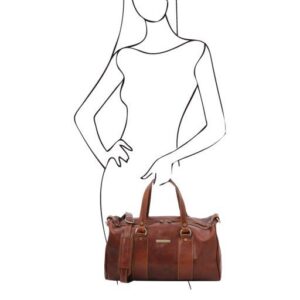 Tuscany Leather Lucrezia Leather maxi duffle bag TL141977 - Image 4